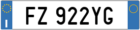 Truck License Plate